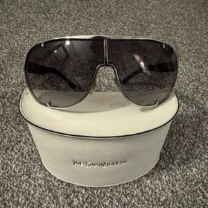 Yves Saint Laurent Black Aviator Sunglasses 2239/S